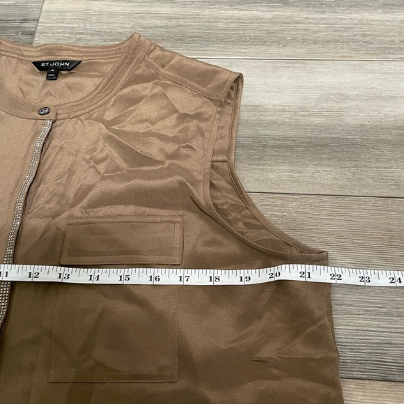 St. John Women Silk Blouse- Medium - Picture 11 of 13